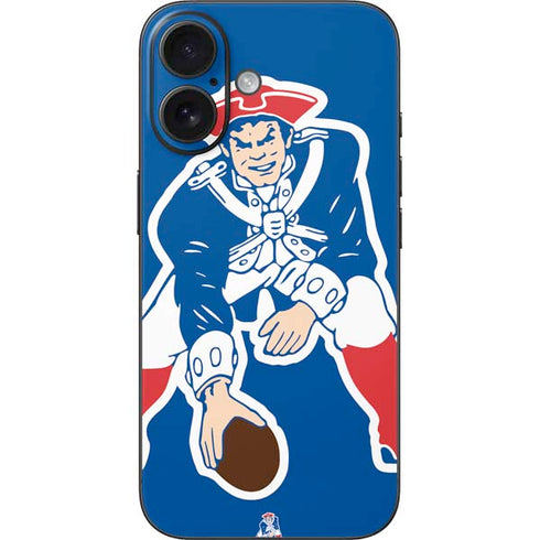 NFL New England Patriots Retro Logo iPhone 16 Skin