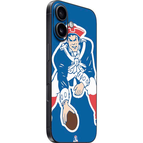 NFL New England Patriots Retro Logo iPhone 16 Skin
