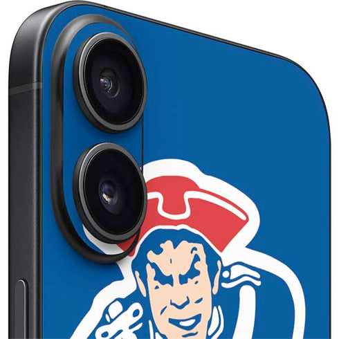 NFL New England Patriots Retro Logo iPhone 16 Skin