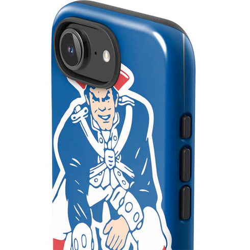 NFL New England Patriots Retro Logo iPhone 16e Impact Case