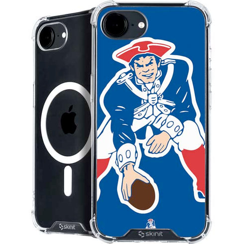 NFL New England Patriots Retro Logo iPhone 16e MagSafe Case