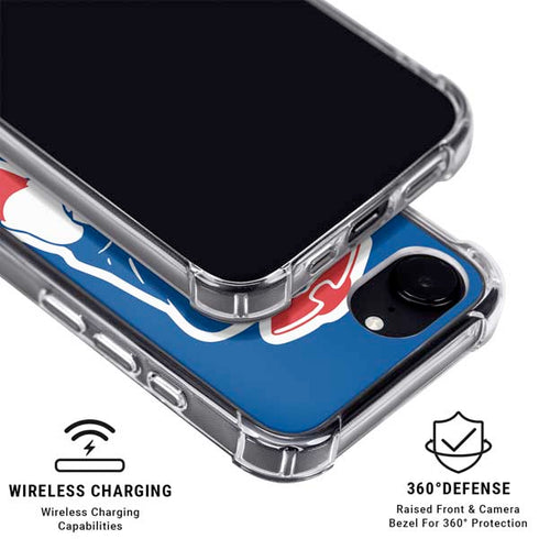 NFL New England Patriots Retro Logo iPhone 16e MagSafe Case