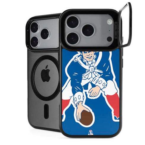 NFL New England Patriots Retro Logo iPhone 18 Pro Kickstand Case