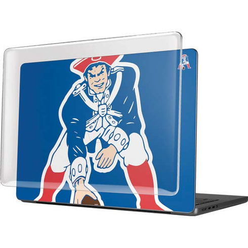 NFL New England Patriots Retro Logo MacBook Pro 14in (2021-24) Case plus Skin