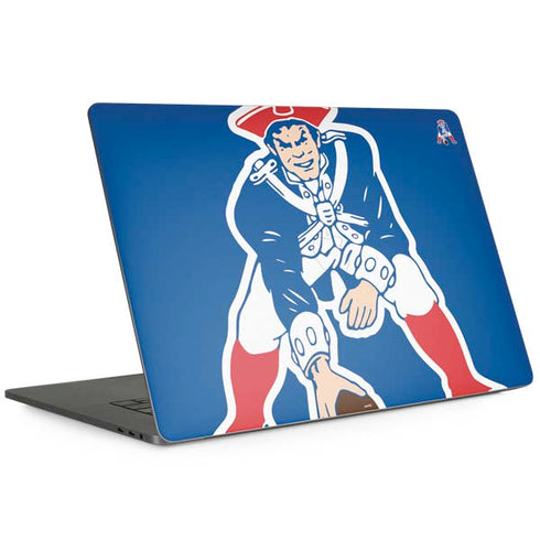 NFL New England Patriots Retro Logo MacBook Skins