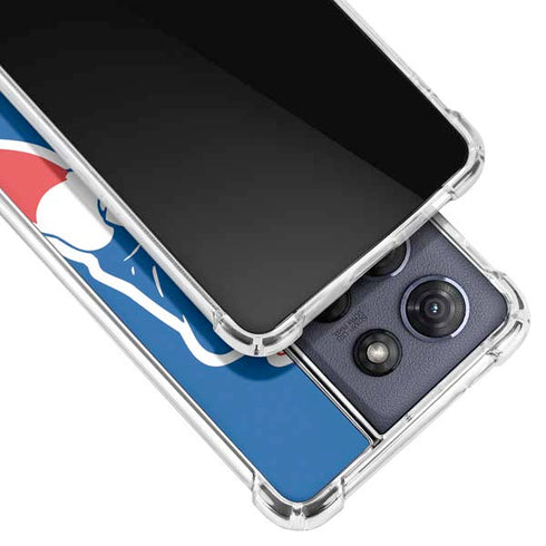 NFL New England Patriots Retro Logo Moto G 5G (2025) Clear Case