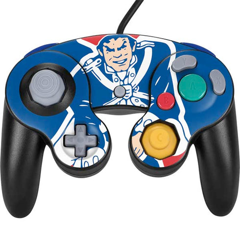 NFL New England Patriots Retro Logo Nintendo Skins