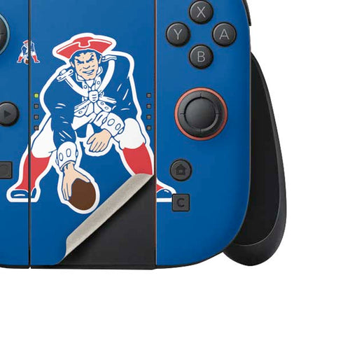 NFL New England Patriots Retro Logo Nintendo Switch 2 (2025) Joy-Con Controller Skin