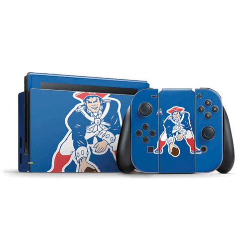 NFL New England Patriots Retro Logo Nintendo Skins