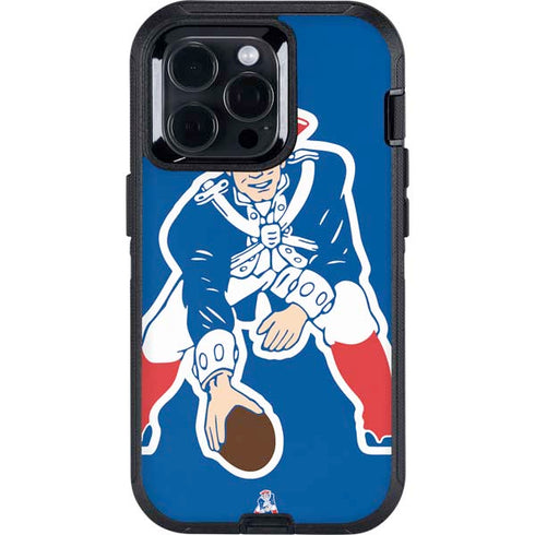 NFL New England Patriots Retro Logo Otterbox Defender iPhone Skin