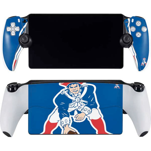 NFL New England Patriots Retro Logo PlayStation Portal Remote Player Skin