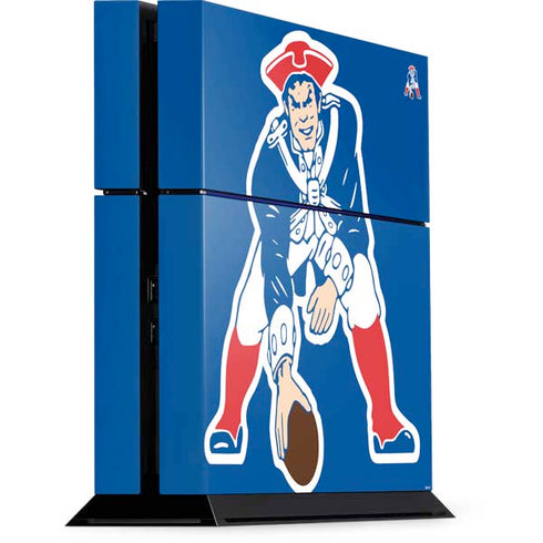 NFL New England Patriots Retro Logo PlayStation PS4 Skins