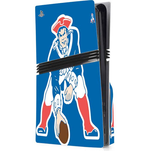 NFL New England Patriots Retro Logo PlayStation PS5 Skins