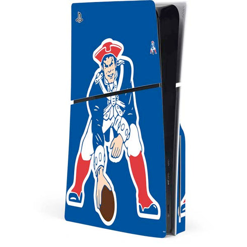 NFL New England Patriots Retro Logo PlayStation PS5 Skins