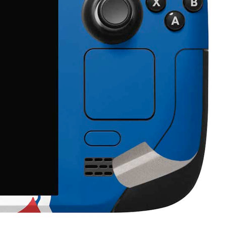 NFL New England Patriots Retro Logo Steam Deck Handheld Gaming Computer OLED Skin