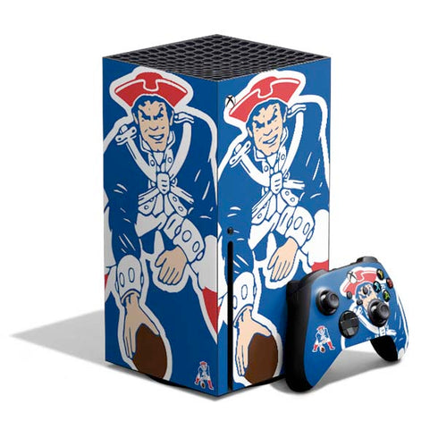 NFL New England Patriots Retro Logo Xbox Series X Skins