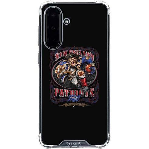 Liquid Blue NFL New England Patriots Running Back Galaxy A36 5G Clear Case
