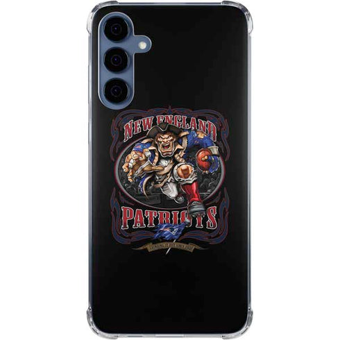 Liquid Blue NFL New England Patriots Running Back Galaxy A55 5G Clear Case