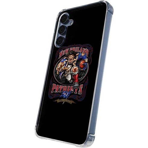 Liquid Blue NFL New England Patriots Running Back Galaxy A55 5G Clear Case