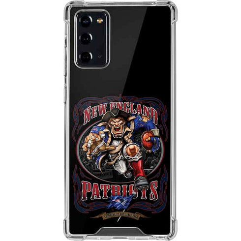 Liquid Blue NFL New England Patriots Running Back Galaxy Note20 5G Clear Case