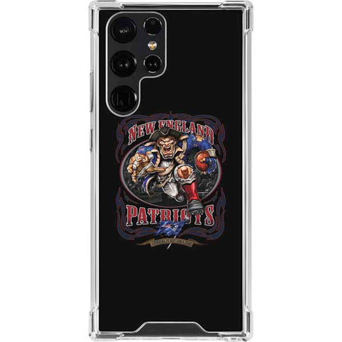 Liquid Blue NFL New England Patriots Running Back Galaxy S23 Ultra Clear Case