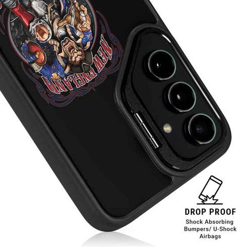 Liquid Blue NFL New England Patriots Running Back Galaxy S25 Plus Kickstand Case