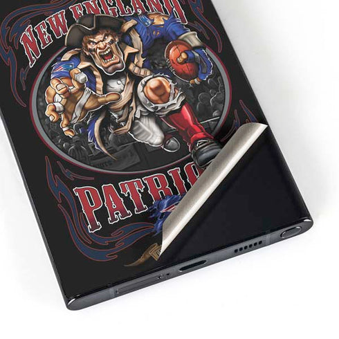 Liquid Blue NFL New England Patriots Running Back Galaxy S25 Ultra Skin
