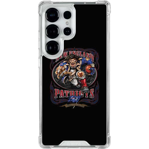 Liquid Blue NFL New England Patriots Running Back Galaxy S25 Ultra Clear Case