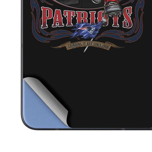 Liquid Blue NFL New England Patriots Running Back Galaxy Z Fold5 5G Skin
