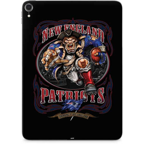 Liquid Blue NFL New England Patriots Running Back Apple iPad Pro Skin