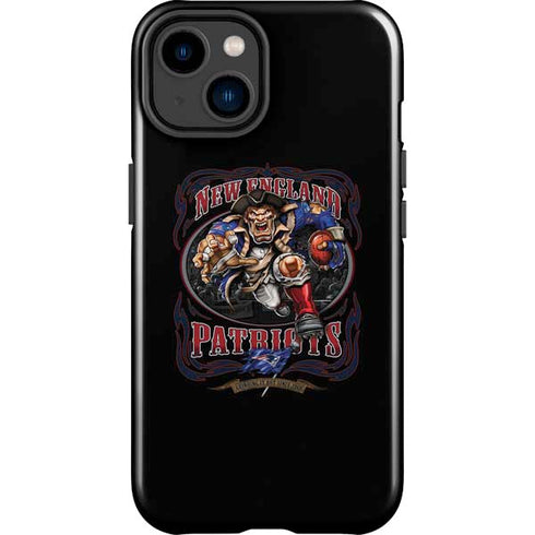 Liquid Blue NFL New England Patriots Running Back iPhone 15 Impact Case