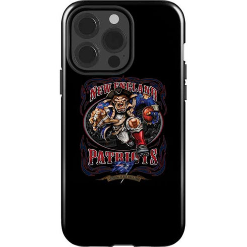 Liquid Blue NFL New England Patriots Running Back iPhone 15 Pro Impact Case