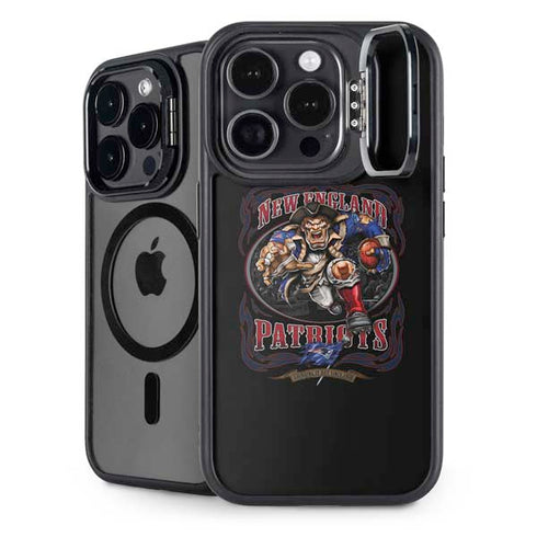 Liquid Blue NFL New England Patriots Running Back iPhone 15 Pro Max Kickstand Case