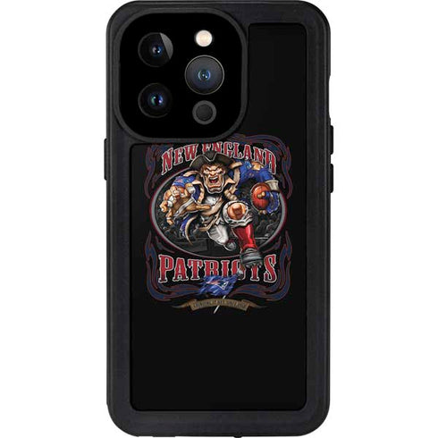 Liquid Blue NFL New England Patriots Running Back iPhone 15 Pro Waterproof Case
