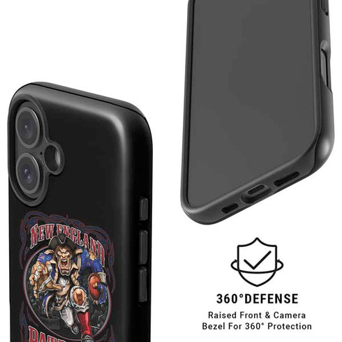 Liquid Blue NFL New England Patriots Running Back iPhone 16 Plus Magsafe Impact Case