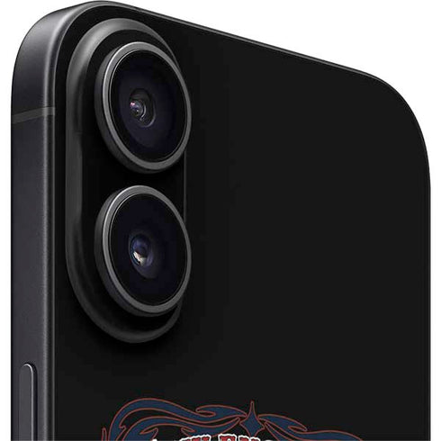Liquid Blue NFL New England Patriots Running Back iPhone 16 Plus Skin