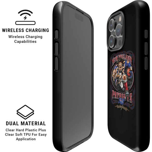 Liquid Blue NFL New England Patriots Running Back iPhone 16 Pro Magsafe Impact Case