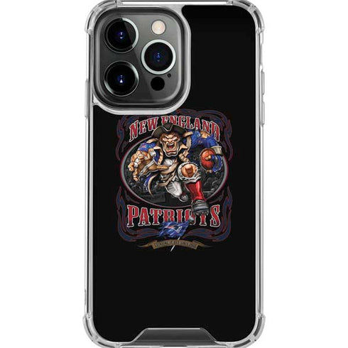 Liquid Blue NFL New England Patriots Running Back iPhone 16 Pro Max Clear Case
