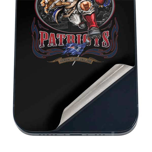 Liquid Blue NFL New England Patriots Running Back iPhone 16 Skin
