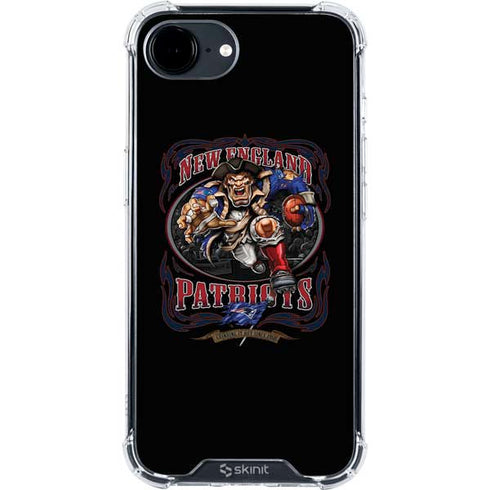 Liquid Blue NFL New England Patriots Running Back iPhone 16e Clear Case