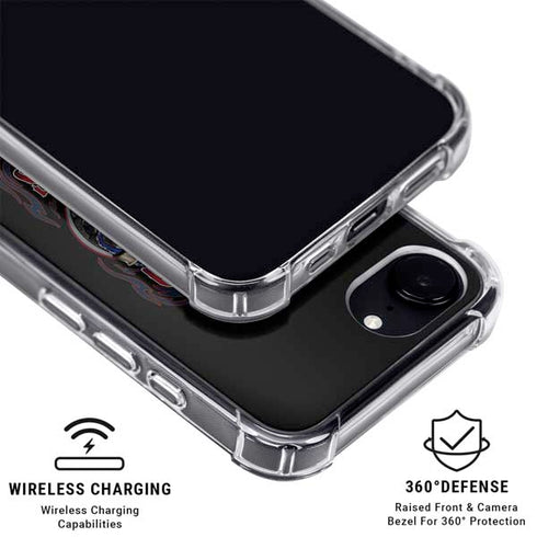 Liquid Blue NFL New England Patriots Running Back iPhone 16e Clear Case
