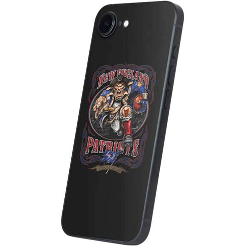 Liquid Blue NFL New England Patriots Running Back iPhone 16e Skin