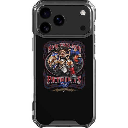 Liquid Blue NFL New England Patriots Running Back iPhone 18 Pro Max Clear Case