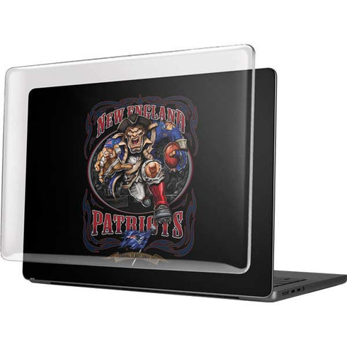 Liquid Blue NFL New England Patriots Running Back MacBook Pro 14in (2021-24) Case plus Skin