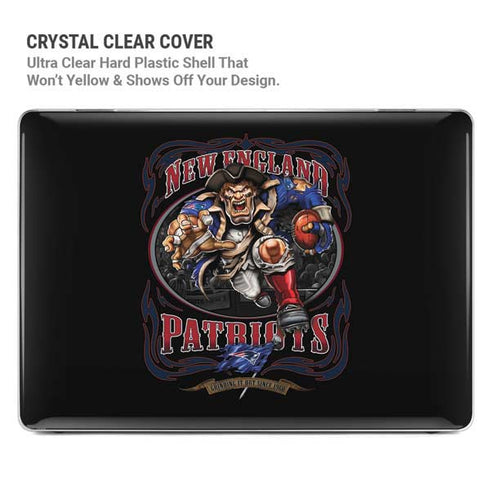 Liquid Blue NFL New England Patriots Running Back MacBook Pro 14in (2021-24) Case plus Skin