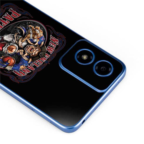 Liquid Blue NFL New England Patriots Running Back Moto G Play 4G (2024) Skin