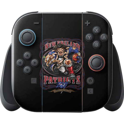 Liquid Blue NFL New England Patriots Running Back Nintendo Switch 2 (2025) with Joy-Con Skin