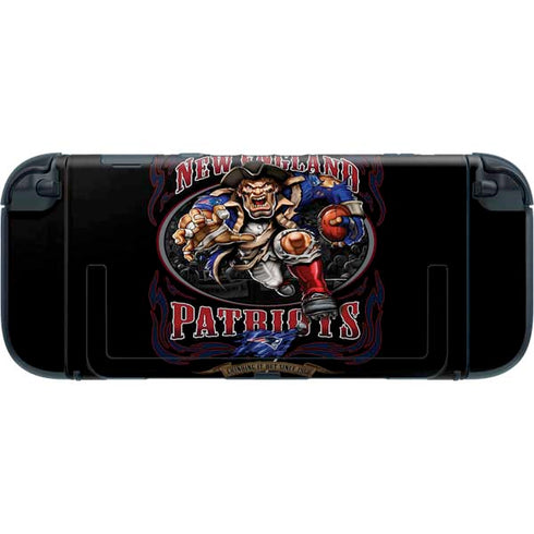 Liquid Blue NFL New England Patriots Running Back Nintendo Switch 2 (2025) with Joy-Con Skin