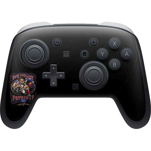 Liquid Blue NFL New England Patriots Running Back Nintendo Switch 2 (2025) Pro Controller Skin