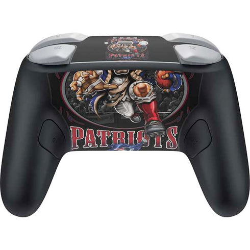 Liquid Blue NFL New England Patriots Running Back Nintendo Switch 2 (2025) Pro Controller Skin